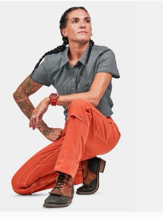 Dovetail Workwear Pants - Dovetail Workwear Women's Anna Task Pants in Paprika